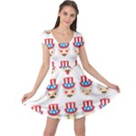 Uncle Sam Emoji Cap Sleeve Dress