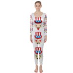 Uncle Sam Emoji Long Sleeve Catsuit