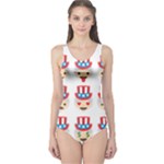 Uncle Sam Emoji One Piece Swimsuit