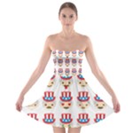 Uncle Sam Emoji Strapless Bra Top Dress