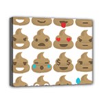 poop Emoji Canvas 10  x 8  (Stretched)