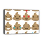 poop Emoji Deluxe Canvas 18  x 12  (Stretched)