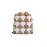 poop Emoji Drawstring Pouch (Small)