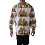 poop Emoji Hooded Wind Breaker (Kids)