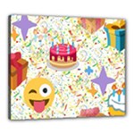 happy Birthday emoji Canvas 24  x 20  (Stretched)