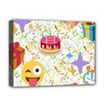 happy Birthday emoji Deluxe Canvas 16  x 12  (Stretched) 