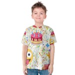 happy Birthday emoji Kid s Cotton Tee