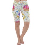 happy Birthday emoji Cropped Leggings 