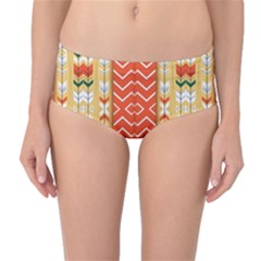 Mid-Waist Bikini Bottoms 