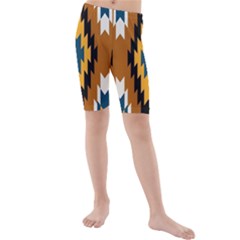 Kids  Mid Length Swim Shorts 