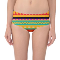 Mid-Waist Bikini Bottoms 