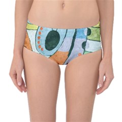 Mid-Waist Bikini Bottoms 