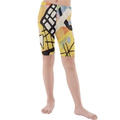 Kids  Mid Length Swim Shorts 