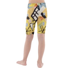 Kids  Mid Length Swim Shorts 