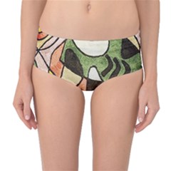 Mid-Waist Bikini Bottoms 