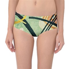 Mid-Waist Bikini Bottoms 