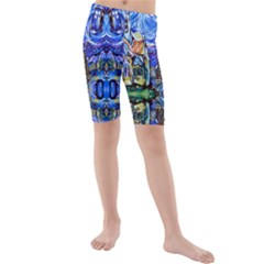 Kids  Mid Length Swim Shorts 