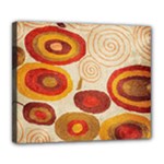 Abstract Ivory Swirls and Circles Art