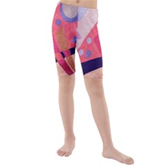 Kids  Mid Length Swim Shorts 