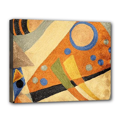 Abstract Modern Orange Hue Geometric Art from ArtsNow.com