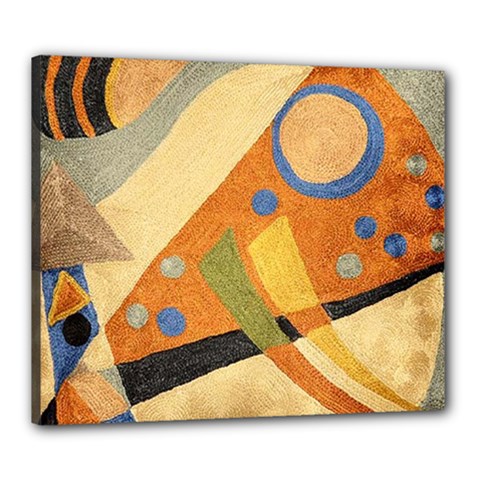 Abstract Modern Orange Hue Geometric Art from ArtsNow.com