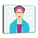 Frida Kahlo Deluxe Canvas 24  x 20  (Stretched)