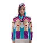 Frida Kahlo Hooded Wind Breaker (Women)