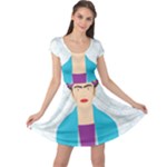 Frida Kahlo Cap Sleeve Dress