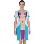 Frida Kahlo Short Sleeve Nightdress