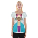 Frida Kahlo Women s Cap Sleeve Top