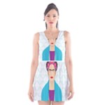 Frida Kahlo Scoop Neck Skater Dress