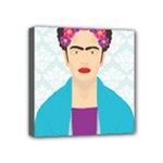 Frida Kahlo Mini Canvas 4  x 4  (Stretched)