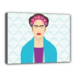 Frida Kahlo Canvas 16  x 12  (Stretched)