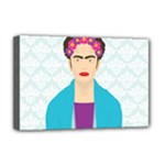 Frida Kahlo Deluxe Canvas 18  x 12  (Stretched)