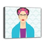 Frida Kahlo Deluxe Canvas 20  x 16  (Stretched)