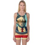 Donald Trump For President One Piece Boyleg Swimsuit