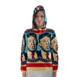 Donald Trump For President Hooded Wind Breaker (Women)