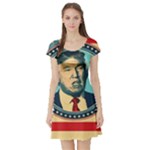 Donald Trump For President Short Sleeve Skater Dress