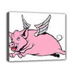 Flying Pig Canvas 10  x 8  (Stretched)