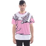 Flying Pig Men s Sport Mesh Tee