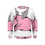 Flying Pig Kid s Sweatshirt