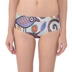 Mid-Waist Bikini Bottoms 