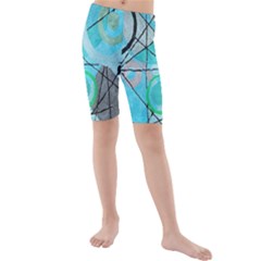 Kids  Mid Length Swim Shorts 