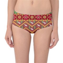 Mid-Waist Bikini Bottoms 