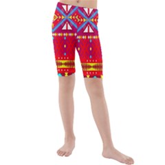 Kids  Mid Length Swim Shorts 