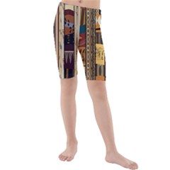 Kids  Mid Length Swim Shorts 