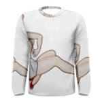 blonde Pinup Men s Long Sleeve T-shirt