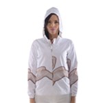 blonde Pinup Hooded Wind Breaker (Women)