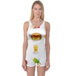 Kawaii Food One Piece Boyleg Swimsuit