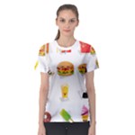 Kawaii Food Women s Sport Mesh Tee